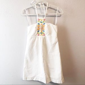 NWOT Lilly Pulitzer white Daphne halter dress 4